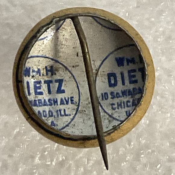 My Record 3 Months Courage Gold Toned 1/2” Pin Button Pinback GnuCollectibles - Picture 2 of 5